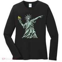 Liberty Throwing Flames Women's Long Sleeve Shirt thumb 0