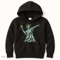 Liberty Throwing Flames Kids Hoodie thumb 0