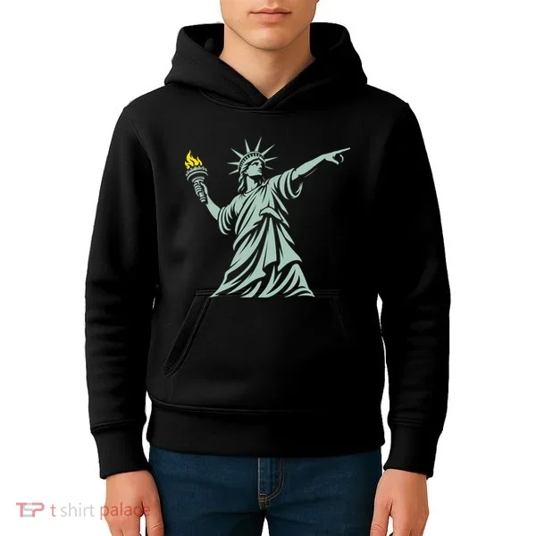 Liberty Throwing Flames Kids Hoodie