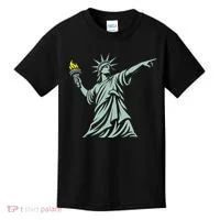Liberty Throwing Flames Kids T-Shirt thumb 0