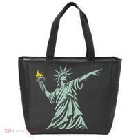 Liberty Throwing Flames Tote Bag thumb 0
