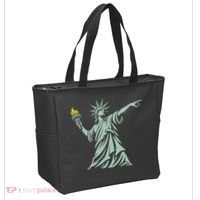 Liberty Throwing Flames Tote Bag thumb 2