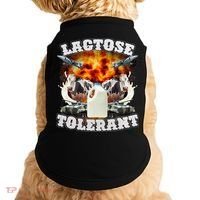 Lactose Tolerant Funny Trending Meme Doggie Tank thumb 0