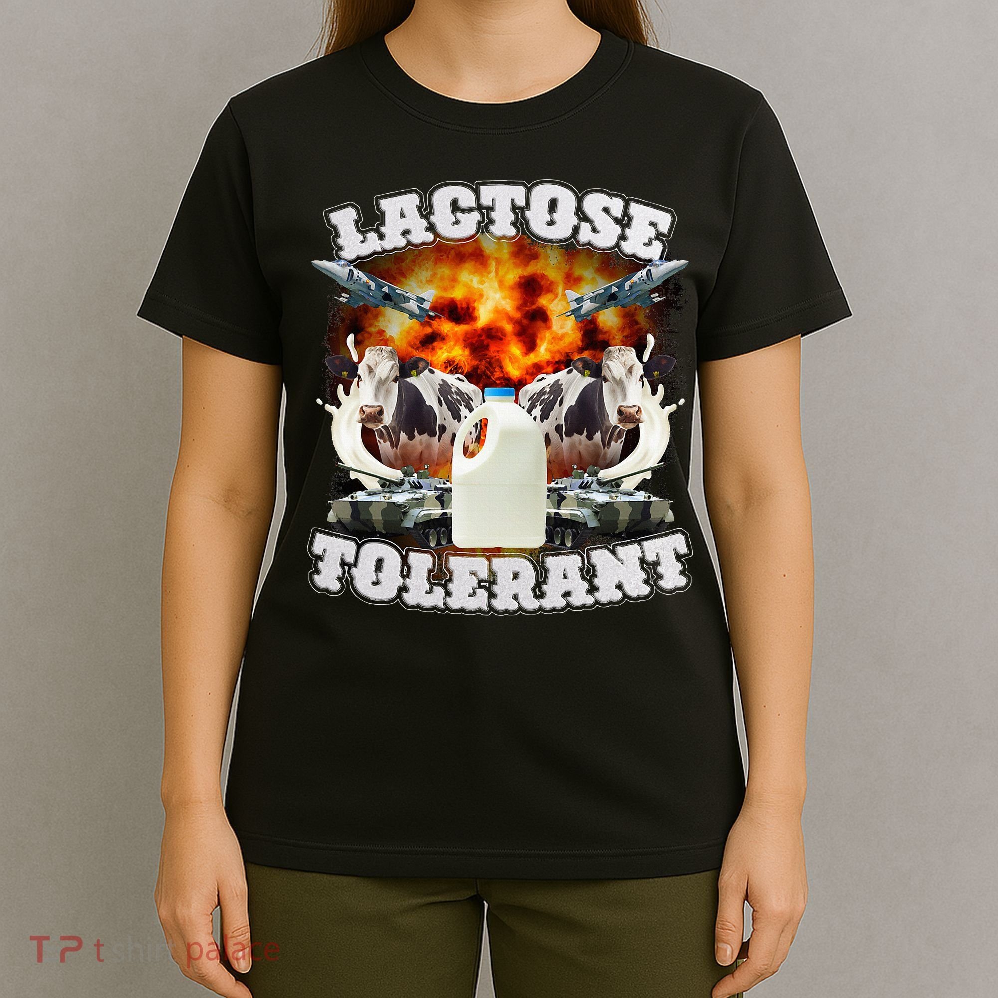 Lactose Tolerant Funny Trending Meme T-Shirt