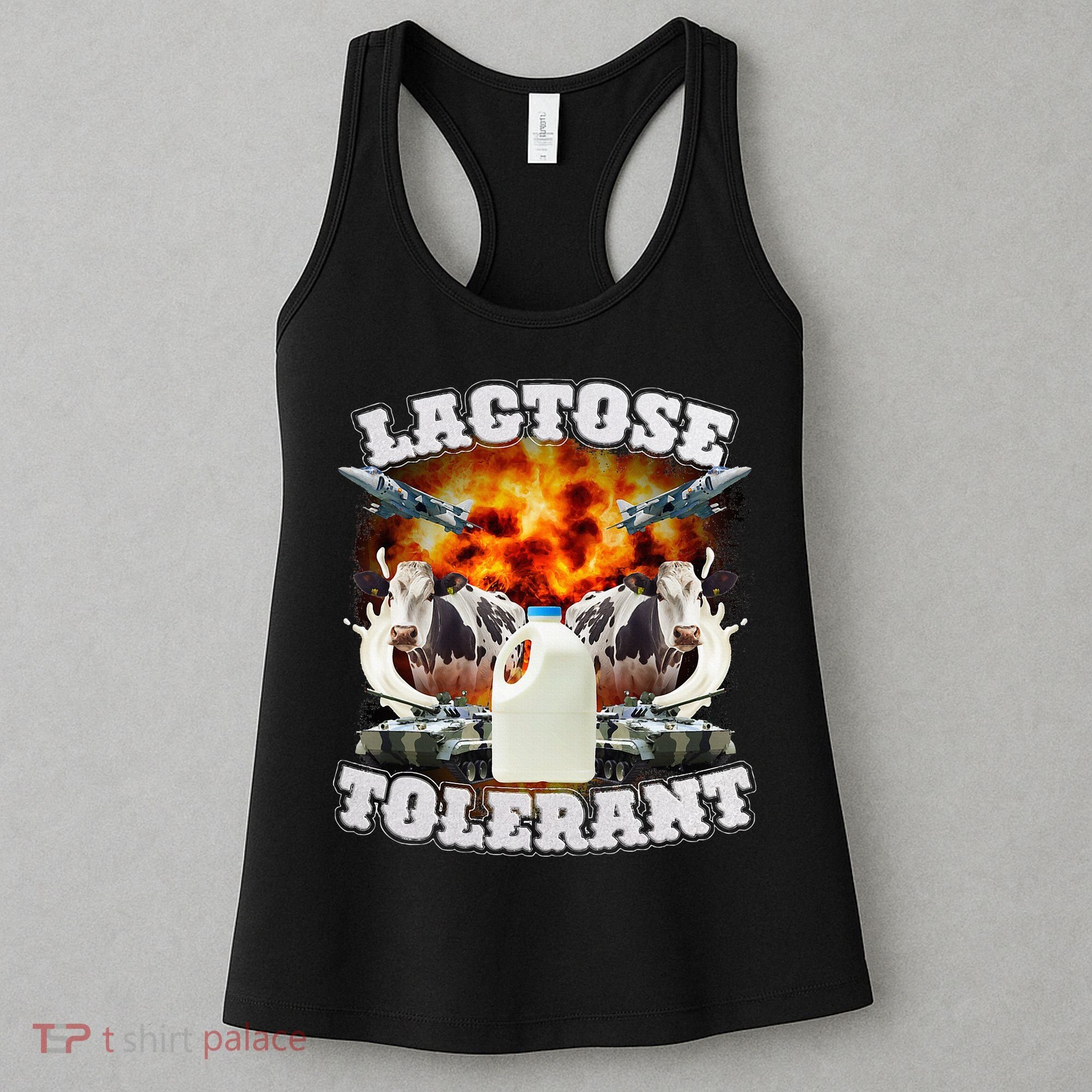 Lactose Tolerant Funny Trending Meme Women's Tank Top