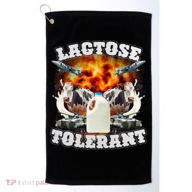 Lactose Tolerant Funny Trending Meme Golf Towel