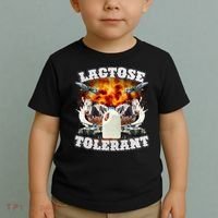 Lactose Tolerant Funny Trending Meme Toddler T-Shirt thumb 2