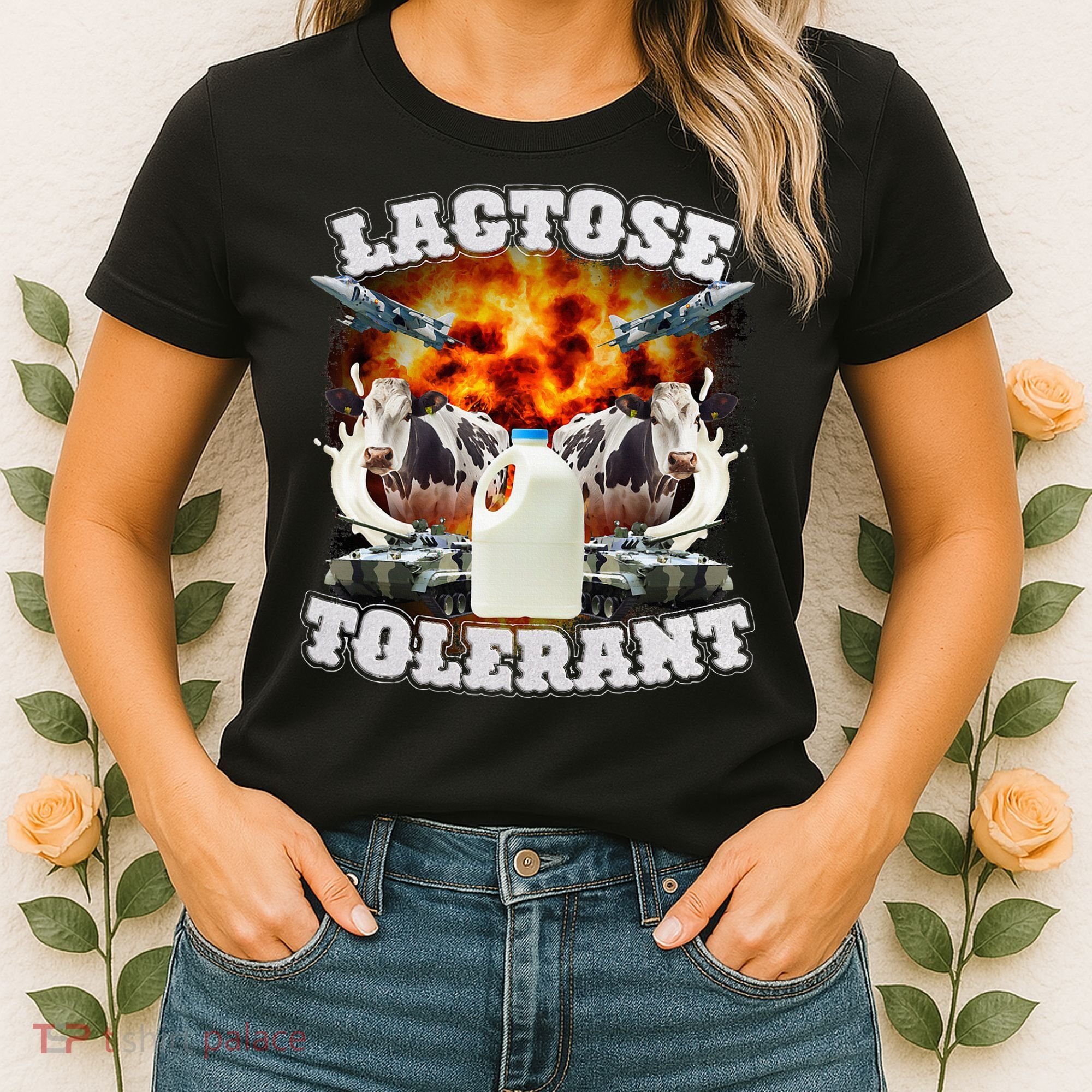 Lactose Tolerant Funny Trending Meme Women's T-Shirt