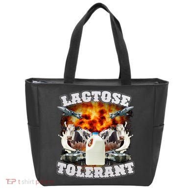 Lactose Tolerant Funny Trending Meme Tote Bag