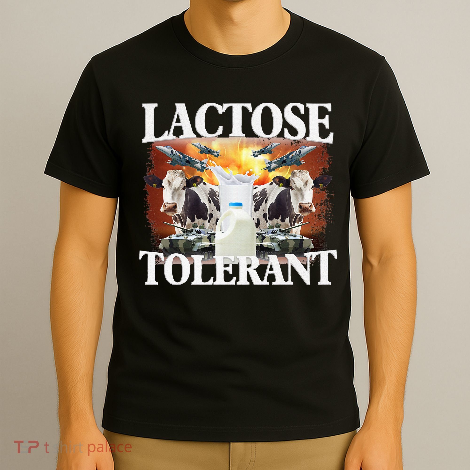 Lactose Tolerant Funny Trending Meme T-Shirt