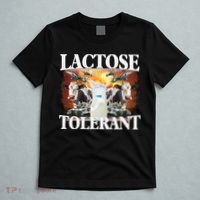 Lactose Tolerant Funny Trending Meme T-Shirt thumb 5