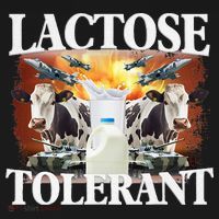 Lactose Tolerant Funny Trending Meme Pajama Set thumb 2