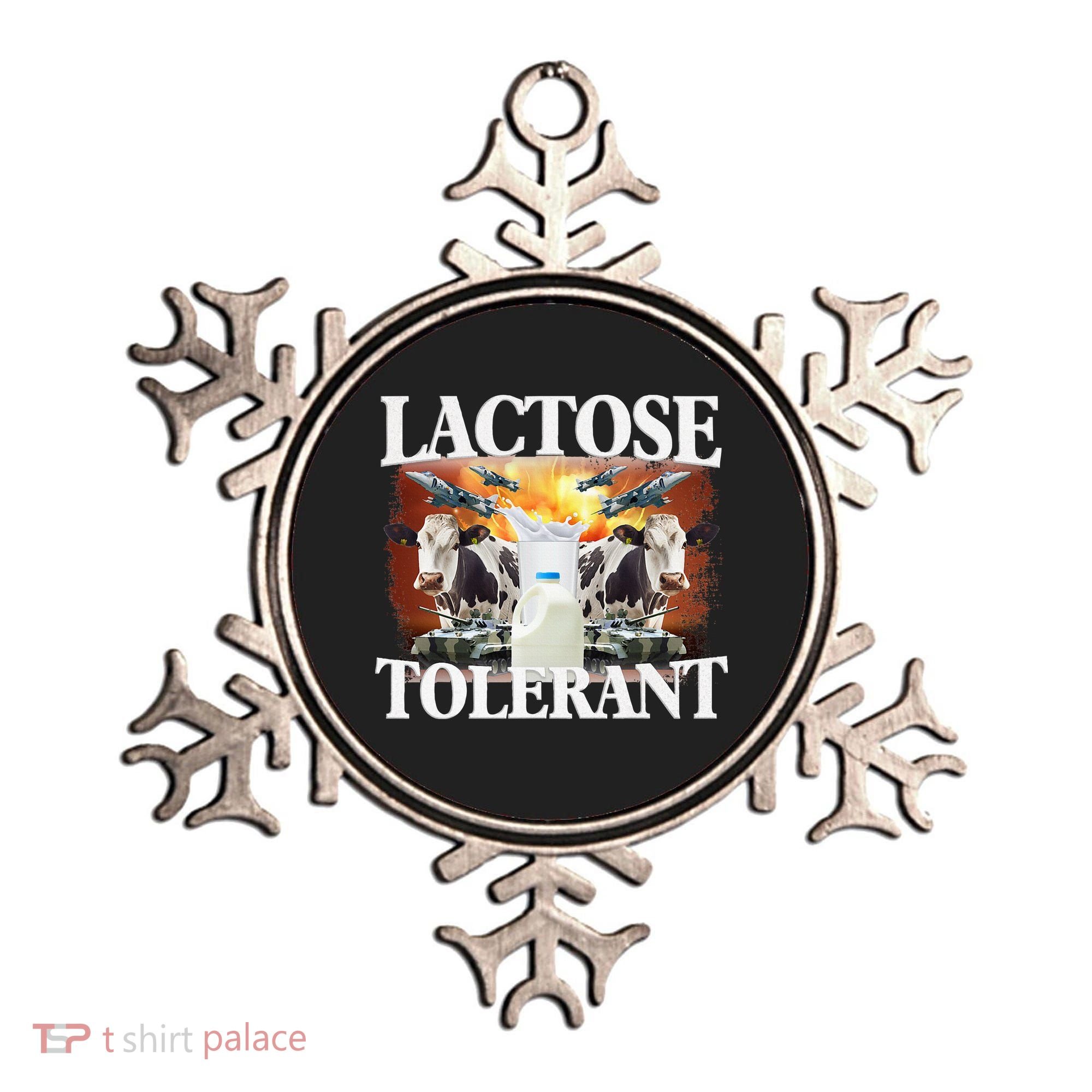 Lactose Tolerant Funny Trending Meme Ornament