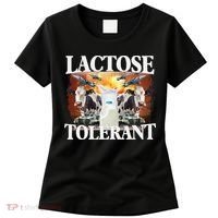 Lactose Tolerant Funny Trending Meme Women's T-Shirt thumb 0