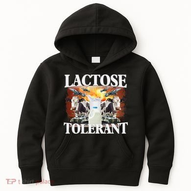 Lactose Tolerant Funny Trending Meme Kids Hoodie