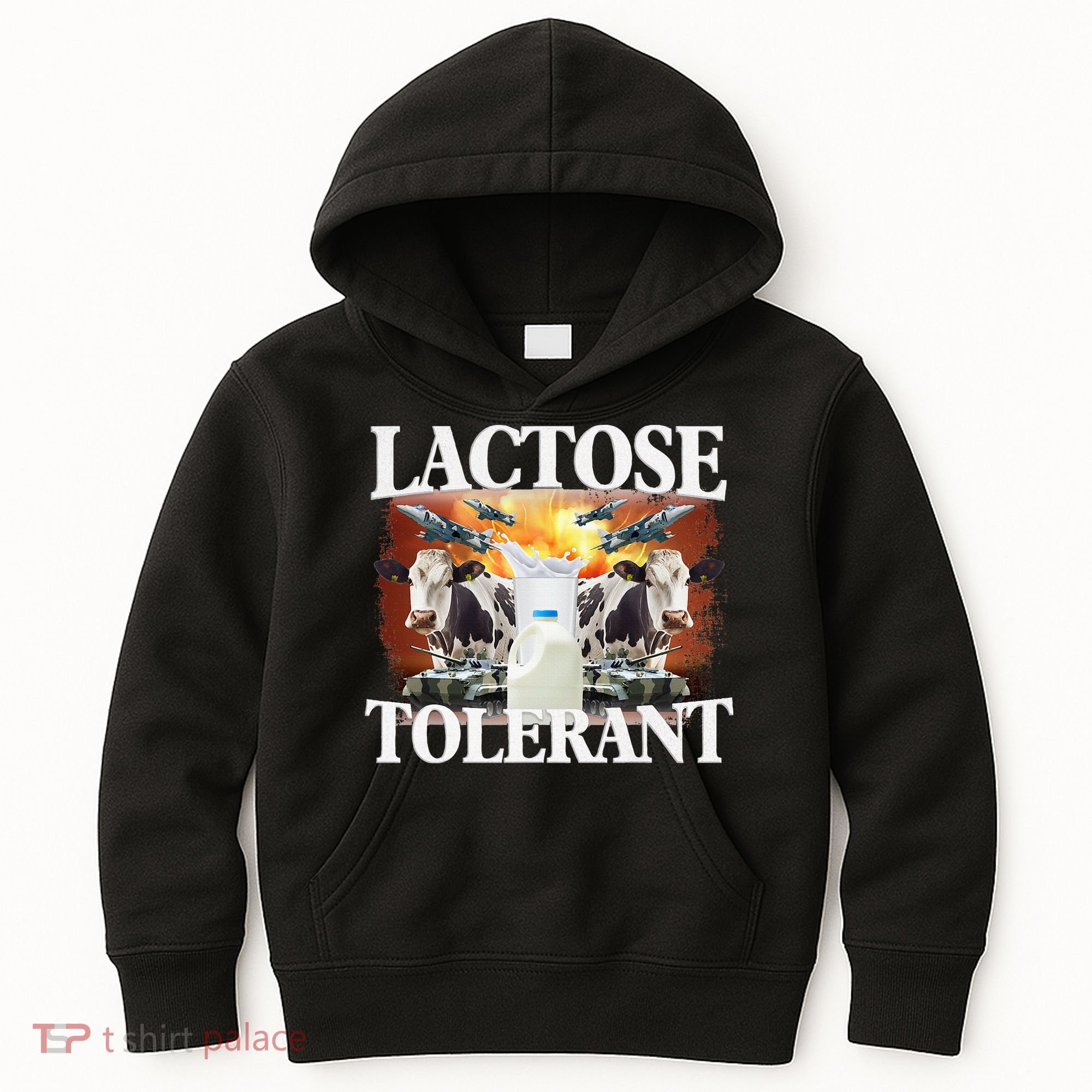 Lactose Tolerant Funny Trending Meme Kids Hoodie
