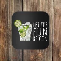 Let The Fun Be Gin Coaster thumb 0
