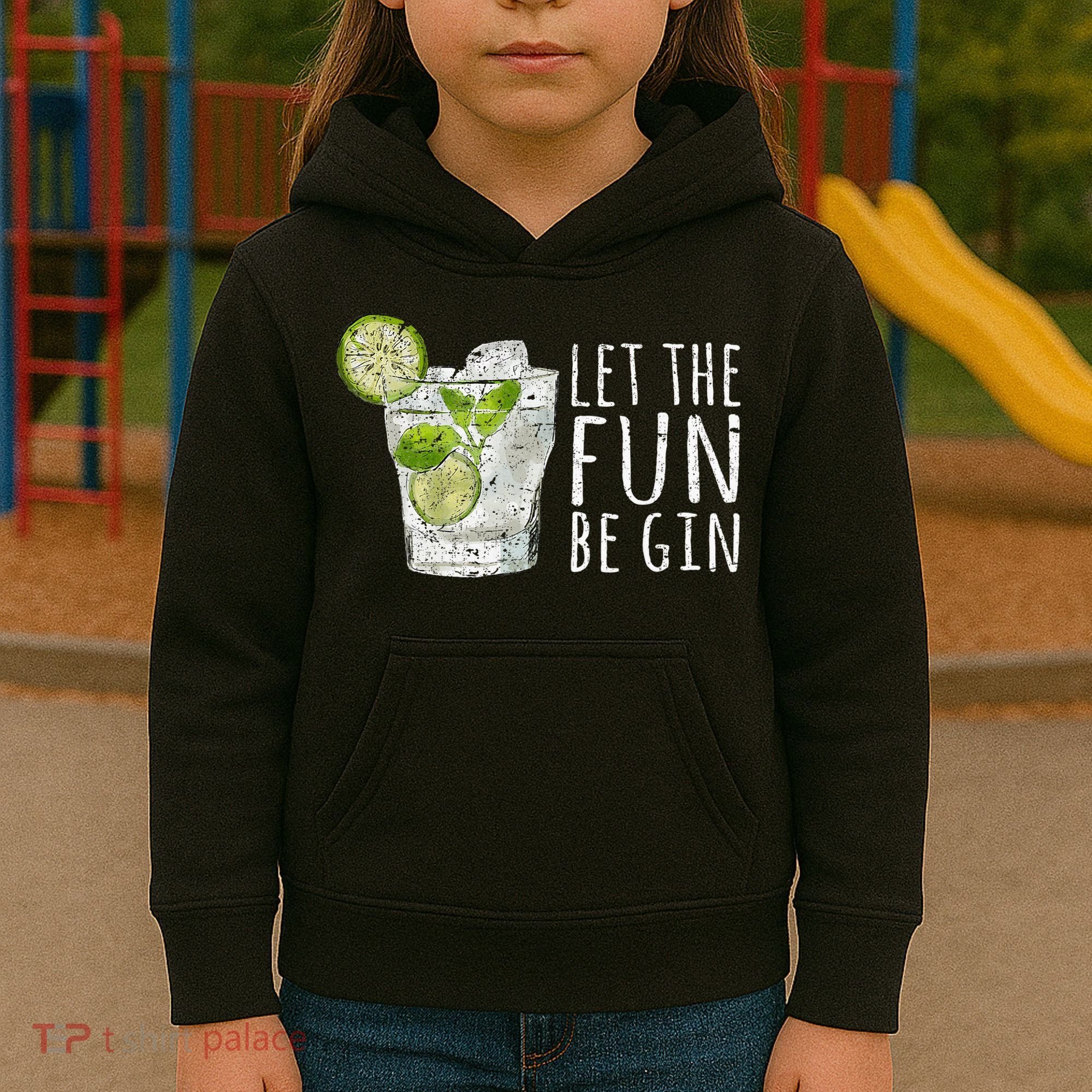 Let The Fun Be Gin Kids Hoodie