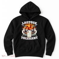 Lactose Tolerant Funny Trending Meme Hoodie thumb 0
