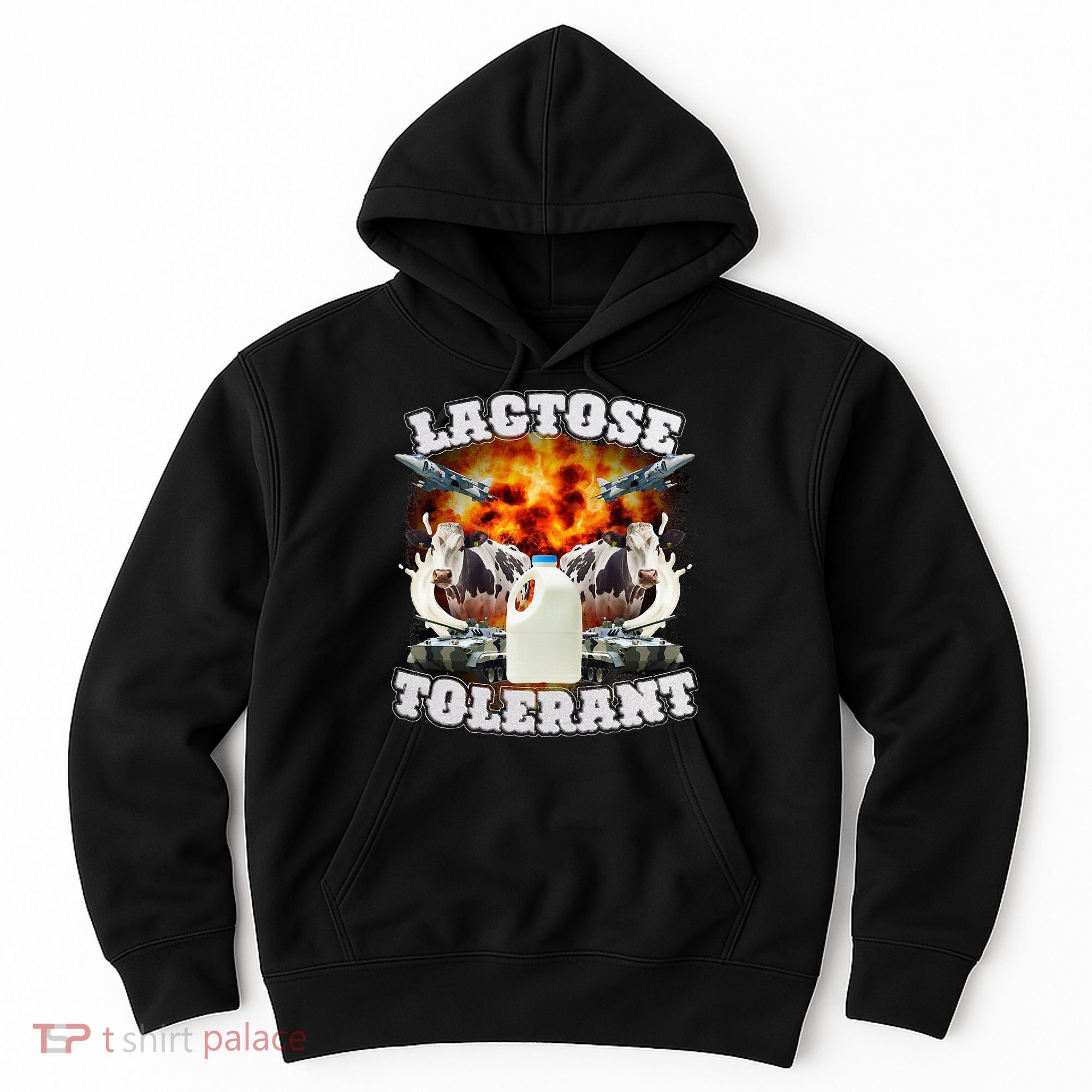 Lactose Tolerant Funny Trending Meme Hoodie