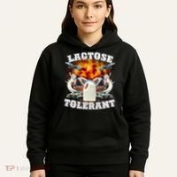 Lactose Tolerant Funny Trending Meme Hoodie thumb 5