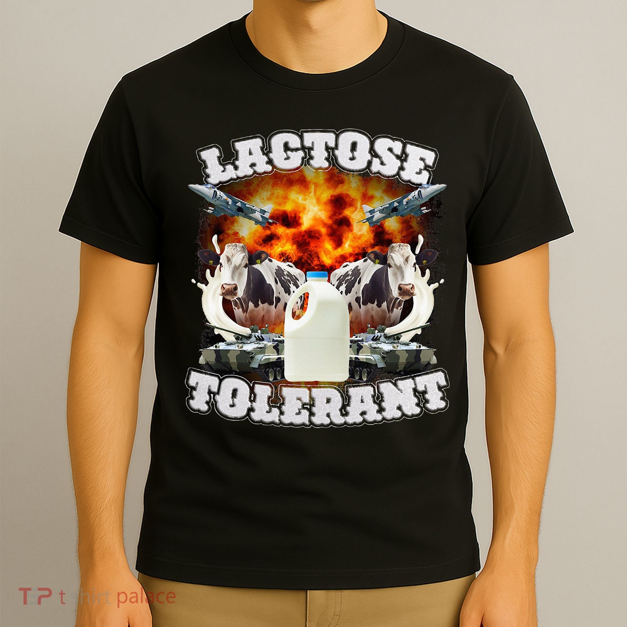 Lactose Tolerant Funny Trending Meme T-Shirt