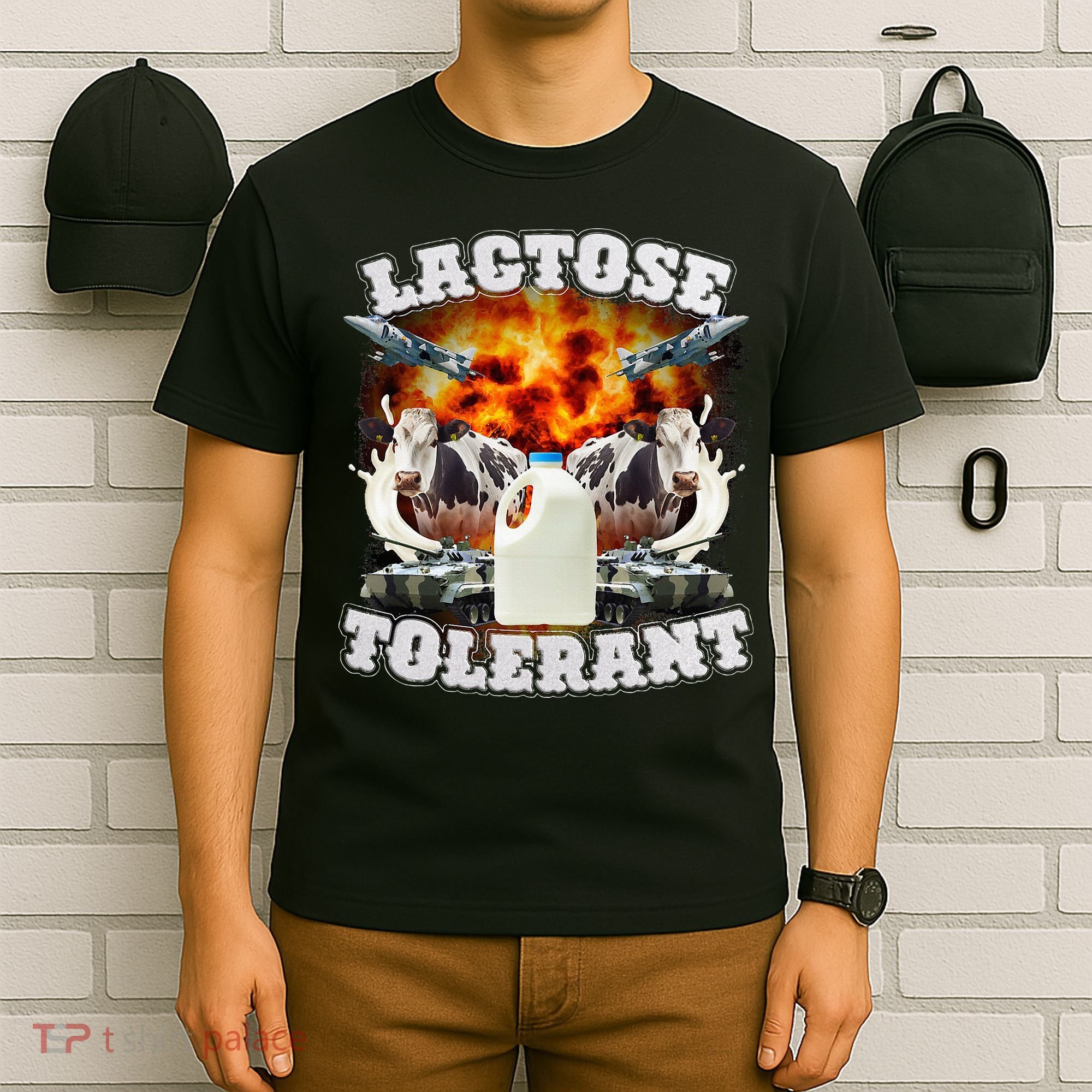 Lactose Tolerant Funny Trending Meme T-Shirt