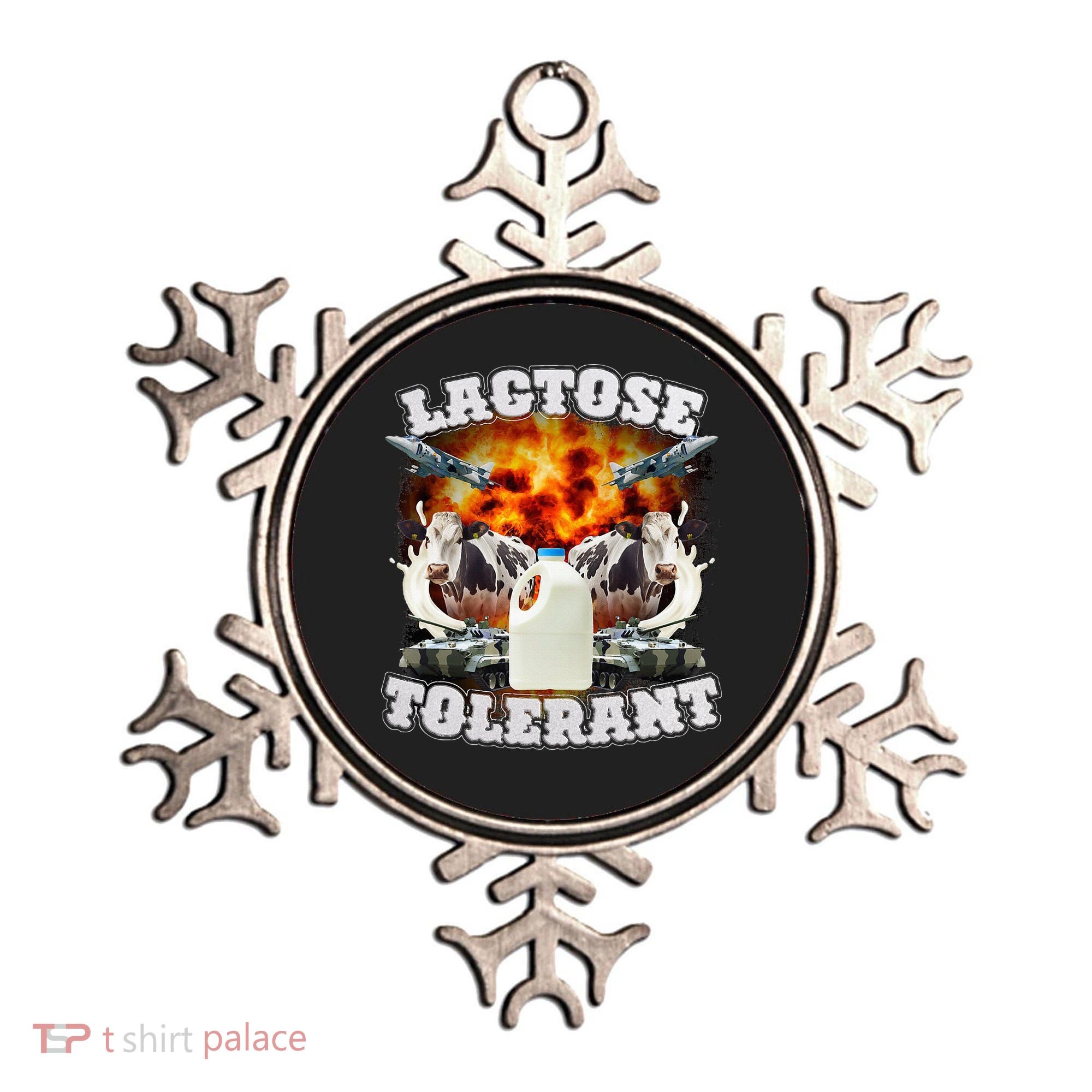 Lactose Tolerant Funny Trending Meme Ornament