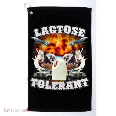 Lactose Tolerant Funny Trending Meme Golf Towel