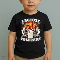 Lactose Tolerant Funny Trending Meme Toddler T-Shirt thumb 2