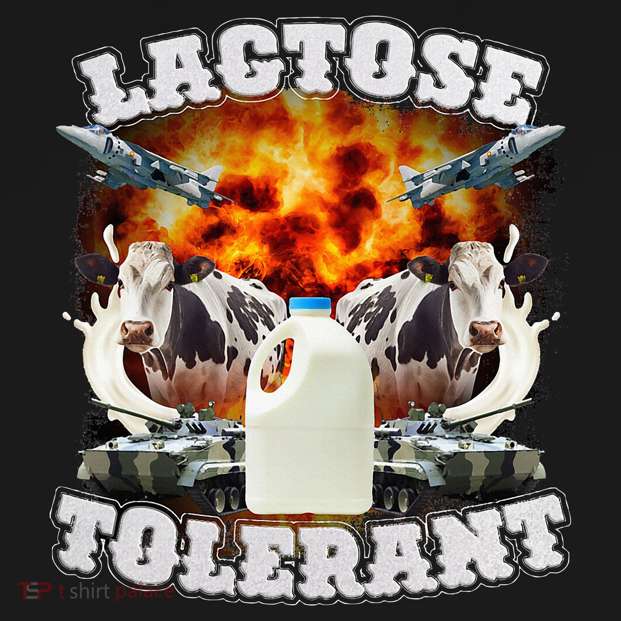 Lactose Tolerant Funny Trending Meme Toddler T-Shirt