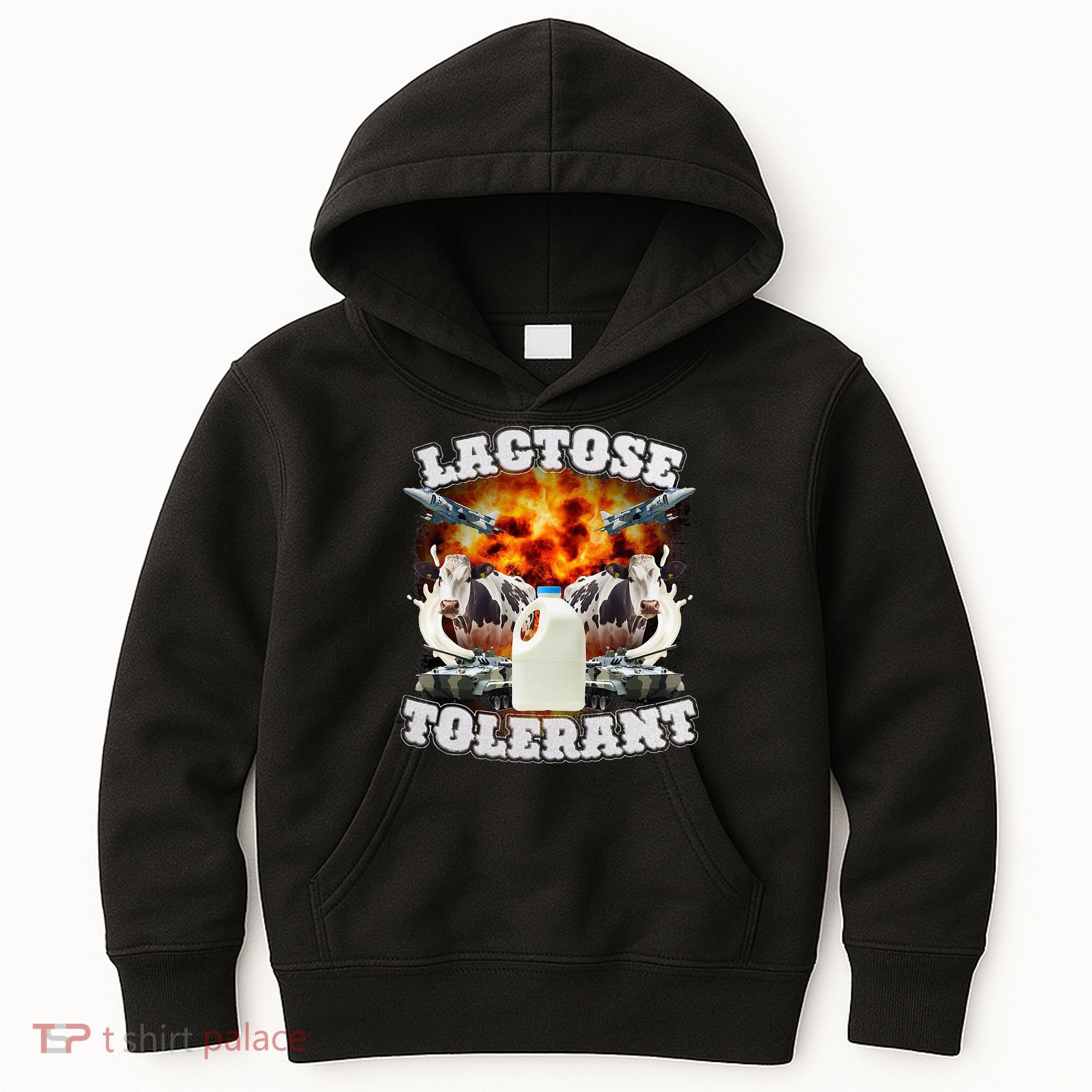 Lactose Tolerant Funny Trending Meme Kids Hoodie