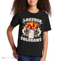 Lactose Tolerant Funny Trending Meme Kids T-Shirt thumb 2