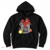 Let The Good Times Boil Funny Crawfish Boil Mardi Gras Cajun Hoodie thumb 0