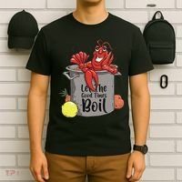 Let The Good Times Boil Funny Crawfish Boil Mardi Gras Cajun T-Shirt thumb 6