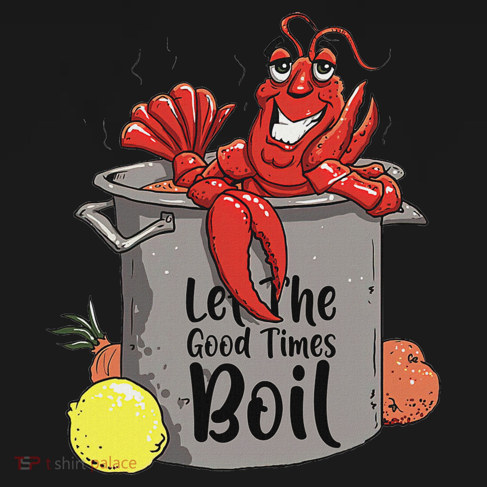 Let The Good Times Boil Funny Crawfish Boil Mardi Gras Cajun Coaster
