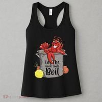 Let The Good Times Boil Funny Crawfish Boil Mardi Gras Cajun Women's Tank Top thumb 3