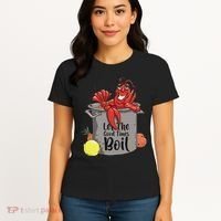 Let The Good Times Boil Funny Crawfish Boil Mardi Gras Cajun Women's T-Shirt thumb 4