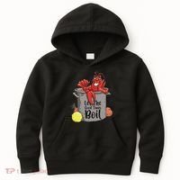 Let The Good Times Boil Funny Crawfish Boil Mardi Gras Cajun Kids Hoodie thumb 0