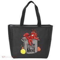 Let The Good Times Boil Funny Crawfish Boil Mardi Gras Cajun Tote Bag thumb 0