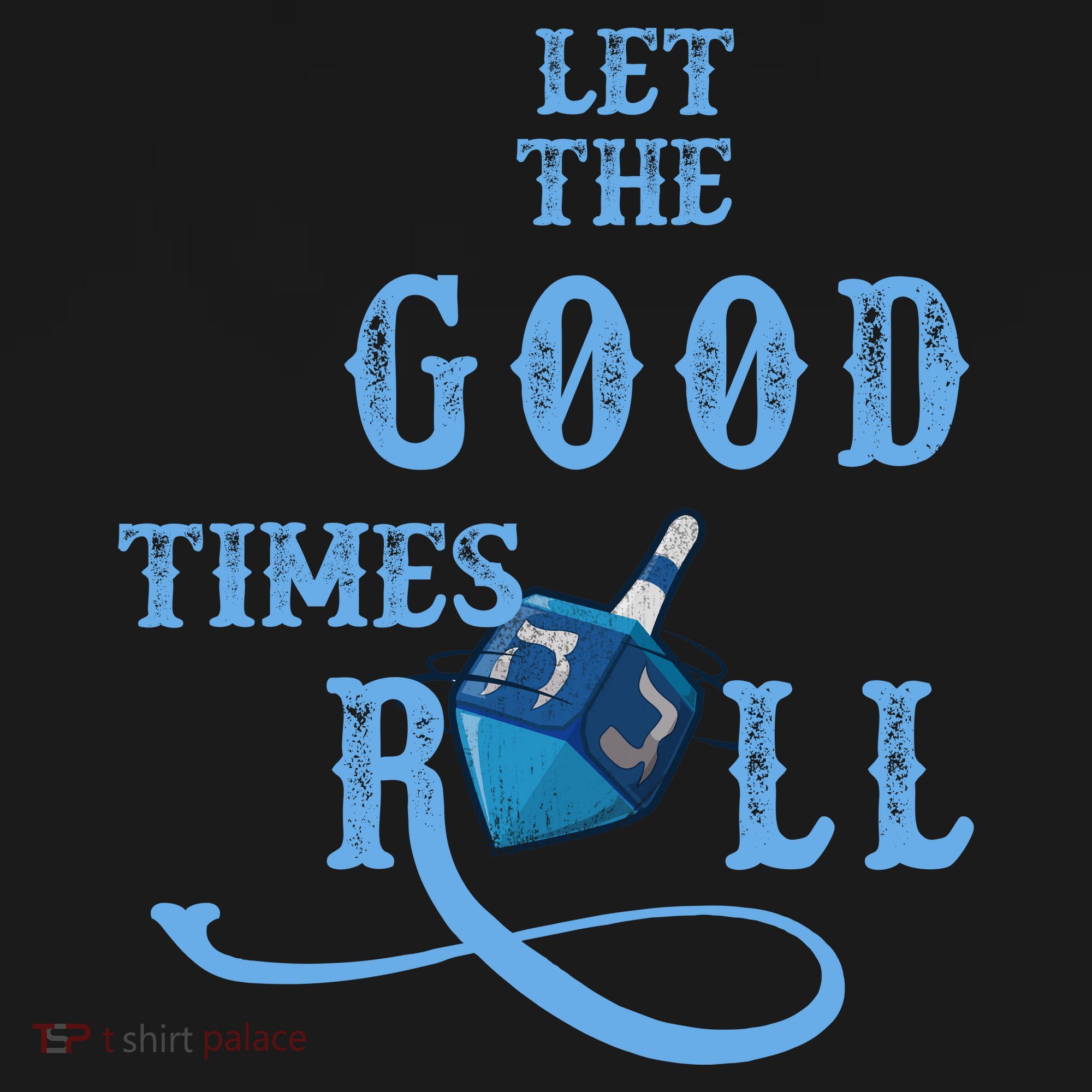 Let The Good Times Roll Raglan Hanukkah Toddler Hoodie
