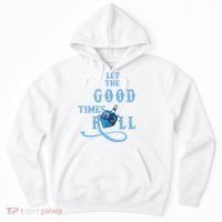 Let The Good Times Roll Raglan Hanukkah Hoodie thumb 0