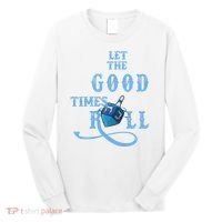 Let The Good Times Roll Raglan Hanukkah Long Sleeve Shirt thumb 0