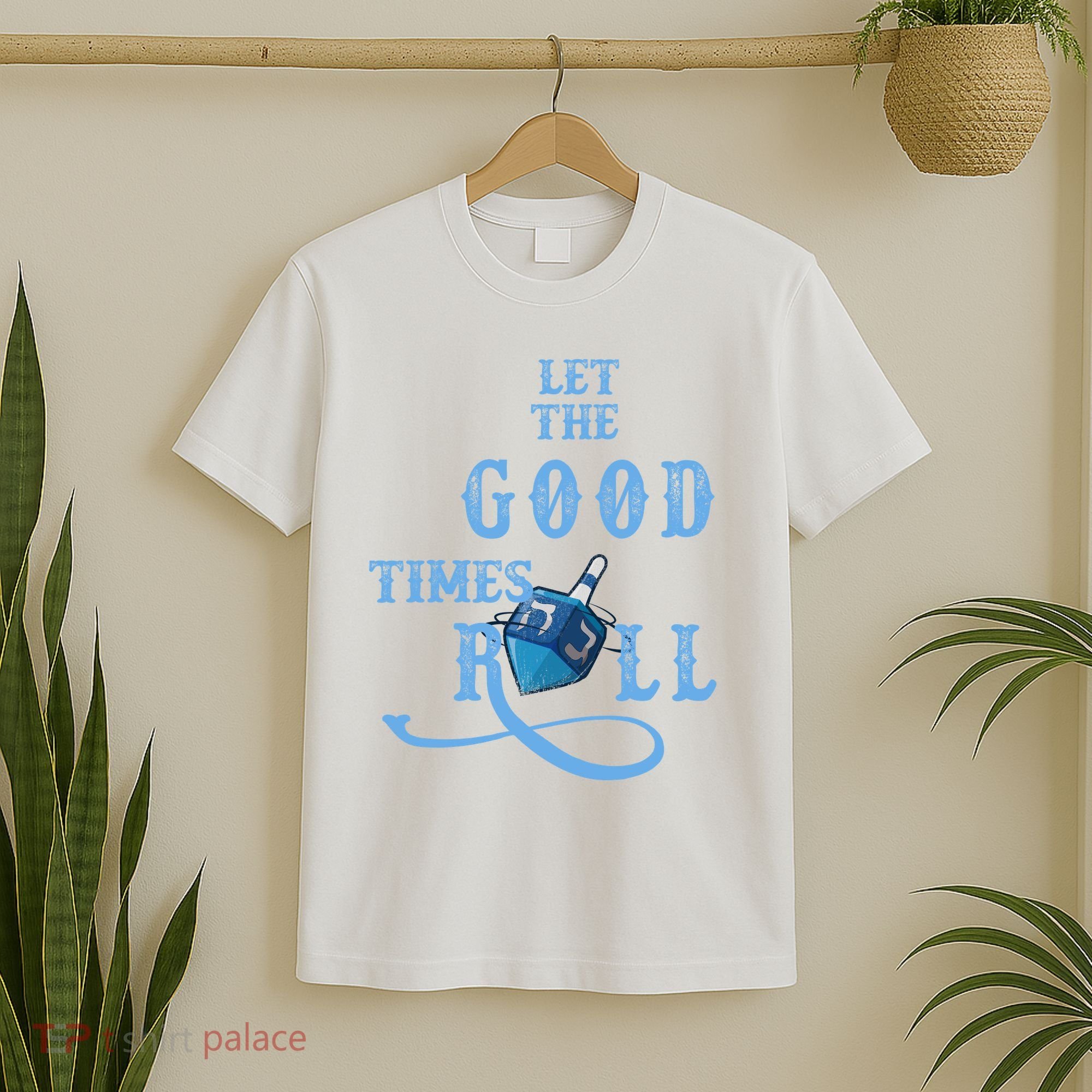 Let The Good Times Roll Raglan Hanukkah T-Shirt