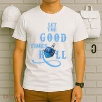 Let The Good Times Roll Raglan Hanukkah T-Shirt thumb 6