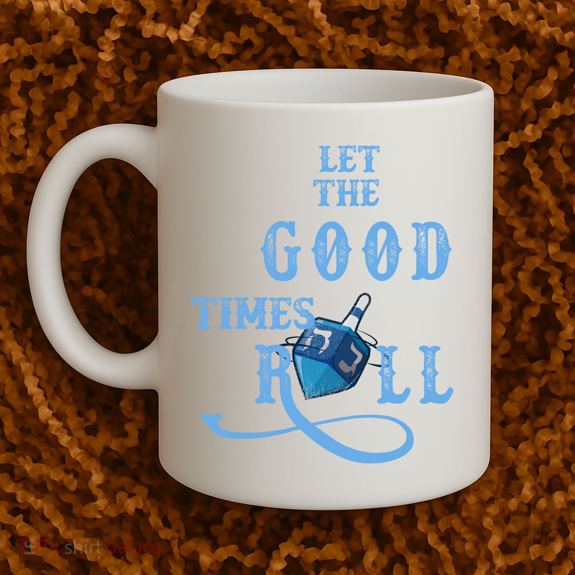 Let The Good Times Roll Raglan Hanukkah Coffee Mug