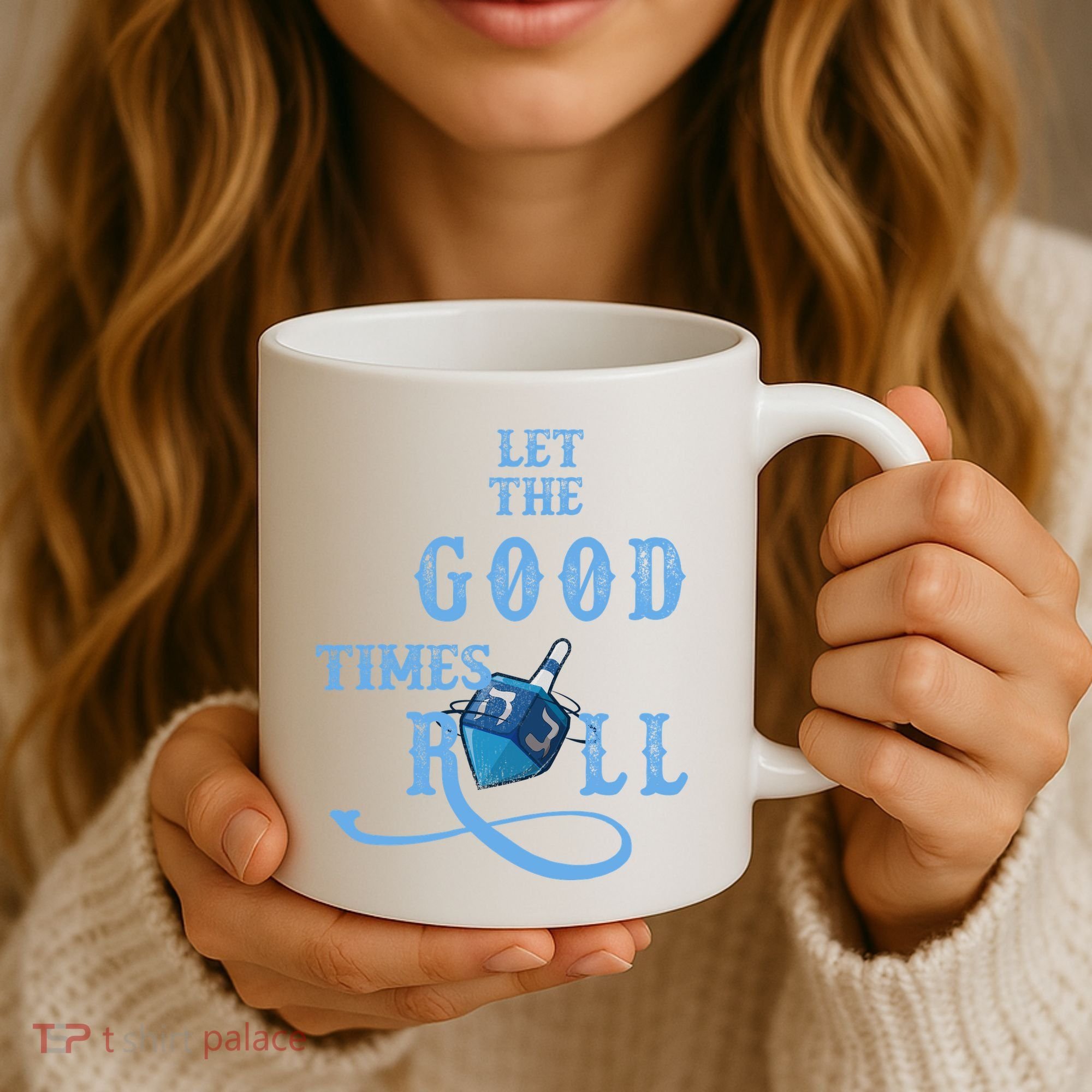 Let The Good Times Roll Raglan Hanukkah Coffee Mug