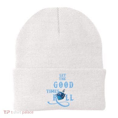Let The Good Times Roll Raglan Hanukkah Beanie
