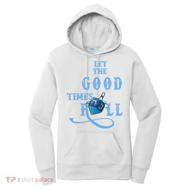 Let The Good Times Roll Raglan Hanukkah Women's Hoodie