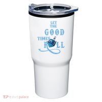 Let The Good Times Roll Raglan Hanukkah Tumbler thumb 0